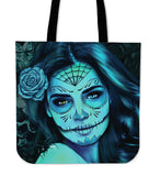 Calavera Tote Bag  Blue