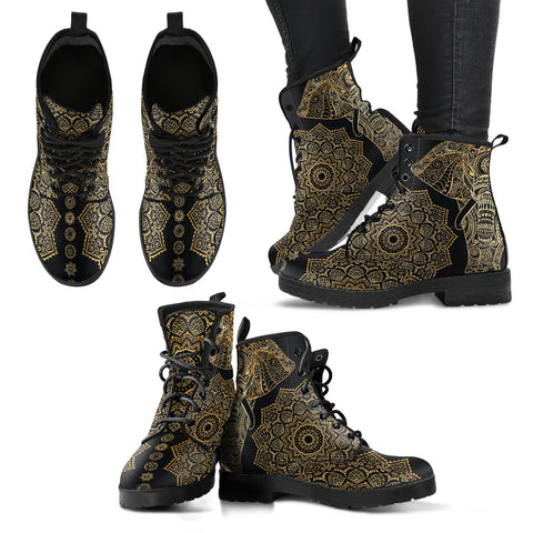 Elephant Mandala Handcrafted Boots