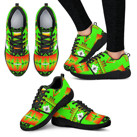 Seven Tribes Lime Green Sopo Athletic Sneakers