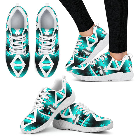 Teal Winter Camp Sopo Athletic Sneakers White Sole