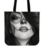 Calavera Tote Bag  Blue