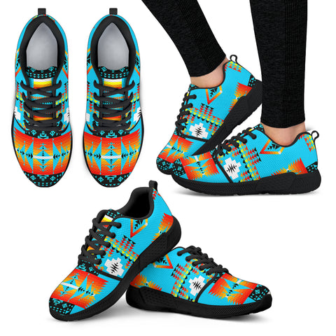 Seven Tribes Turquoise Sopo Athletic Sneakers