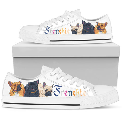 French Bulldog Men's Low Top Shoe