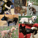 Tactical Dog Harness German Shepherd Pet Dog Harness Vest Nylon Bungee Dog Leash Harness For Small Large Dogs