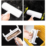 2-Way Pet Hair Remover Roller Removing Dog Cat Hair From Furniture Self-cleaning Lint Pet Hair Remover One Hand Operate