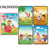 Magical Book Water Coloring Books Drawing Cartoons Books with Doodle Pen  Painting Board Gift for Kids Early EducationToys