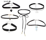 6 pcs. Set of Chokers and Necklaces for Women Offer