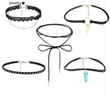 6 pcs. Set of Chokers and Necklaces for Women