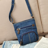 Crossbody Bags For Women Casual Denim Bags Fashion Female Shoulder Bag Pack Travel Zipper Handbag Tote Ladies Messenger Bag