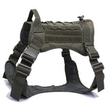 Tactical Dog Harness German Shepherd Pet Dog Harness Vest Nylon Bungee Dog Leash Harness For Small Large Dogs