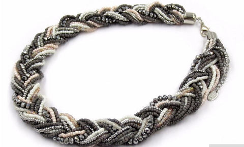 Bohemia Style Beads Twisted Handmade Choker