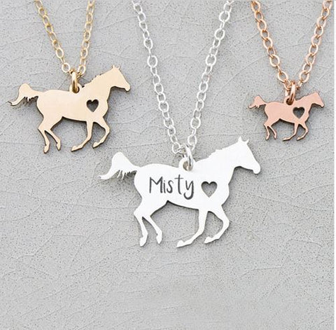 Racing Horse Necklace