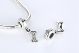 925 Sterling Silver I Love My Dog Bone Necklace & Bracelet