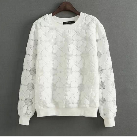 Round Neck Lace Blouse