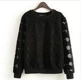 Round Neck Lace Blouse