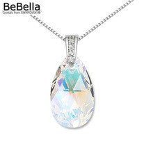 Original SWAROVSKI ELEMENTS crystal drop pendant necklace. You will feel like a real queen wearing this magnificent necklace!