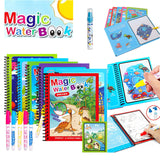 Magical Book Water Coloring Books Drawing Cartoons Books with Doodle Pen  Painting Board Gift for Kids Early EducationToys
