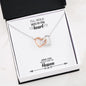 Remembrance-Heart- Interlocking Hearts Necklace
