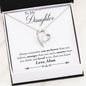 Mom to Daughter- Braver- Forever Love Necklace