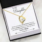 Mom to Daughter- Braver- Forever Love Necklace