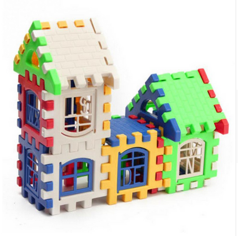 Educational-Learning Children House Building Blocks