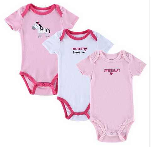 BABY BODYSUITS 3PCS for BOYS AND GIRLS