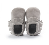 Suede Leather Newborn Baby Unisex Moccasins