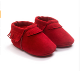 Suede Leather Newborn Baby Unisex Moccasins