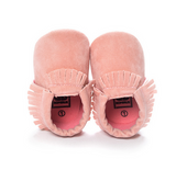 Suede Leather Newborn Baby Unisex Moccasins