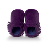 Suede Leather Newborn Baby Unisex Moccasins