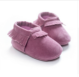 Suede Leather Newborn Baby Unisex Moccasins