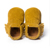 Suede Leather Newborn Baby Unisex Moccasins