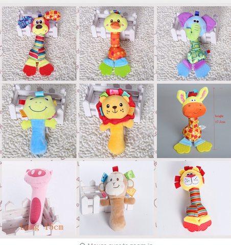 Cute  Baby Rattle Animal Toys