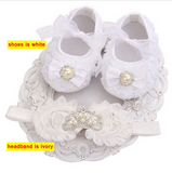 Baby Girl Shoes Headband Set