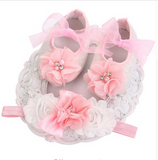 Baby Girl Shoes Headband Set