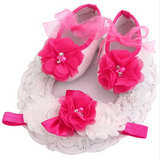 Baby Girl Shoes Headband Set