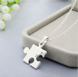 2pcs Puzzles Pendant Best Friends Forever Necklace