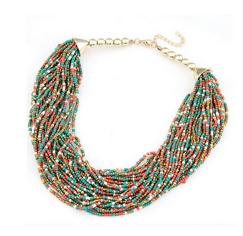 Handmade Bead Bohemia Necklace