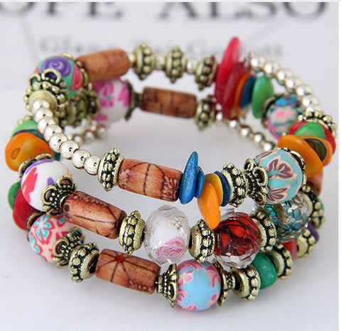 Bohemia Style Women Crystal Stone Bracelets