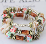 Bohemia Style Women Crystal Stone Bracelets