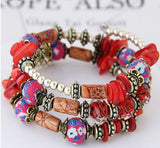 Bohemia Style Women Crystal Stone Bracelets