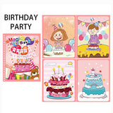 Magical Book Water Coloring Books Drawing Cartoons Books with Doodle Pen  Painting Board Gift for Kids Early EducationToys