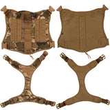 Tactical Dog Harness German Shepherd Pet Dog Harness Vest Nylon Bungee Dog Leash Harness For Small Large Dogs