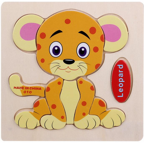 Wooden 3D Puzzle Jigsaw Wooden Toys For Children