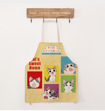 Cartoon Cat Printed Cooking Aprons