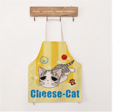 Cartoon Cat Printed Cooking Aprons