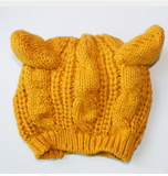 Cat Ear Hand Knitted Beanies