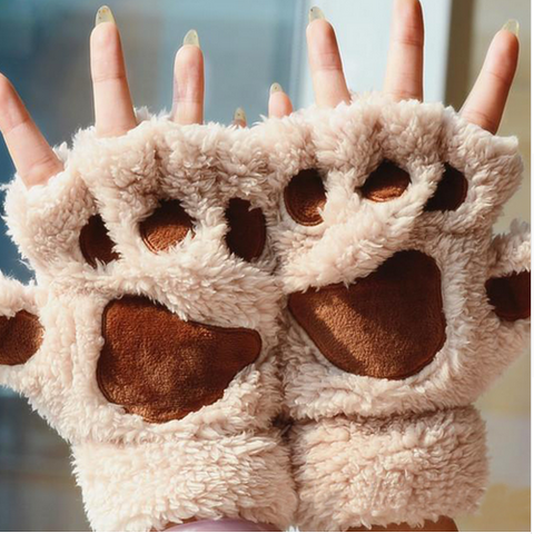 Cat Ladies' Fingerless Gloves