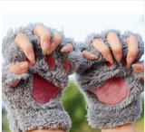 Cat Ladies' Fingerless Gloves