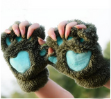 Cat Ladies' Fingerless Gloves